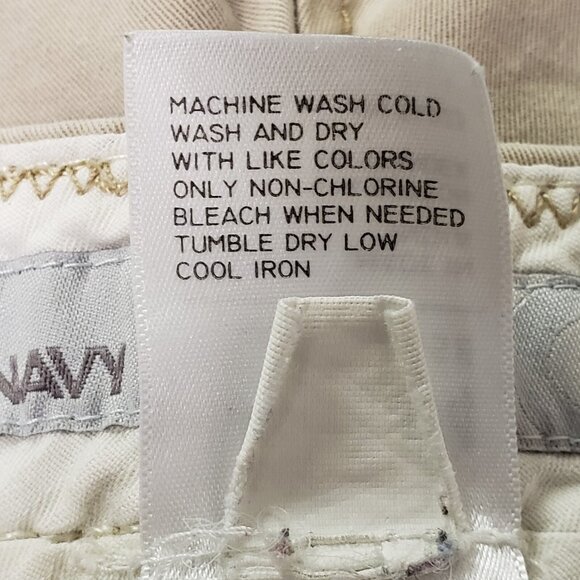 Vintage Old Navy Womens Y2K Low Rise Shorts Size 4 Tan Preppy Stretch Neutral - Picture 4 of 9